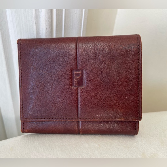 Dior Rich Brown Leather Wallet